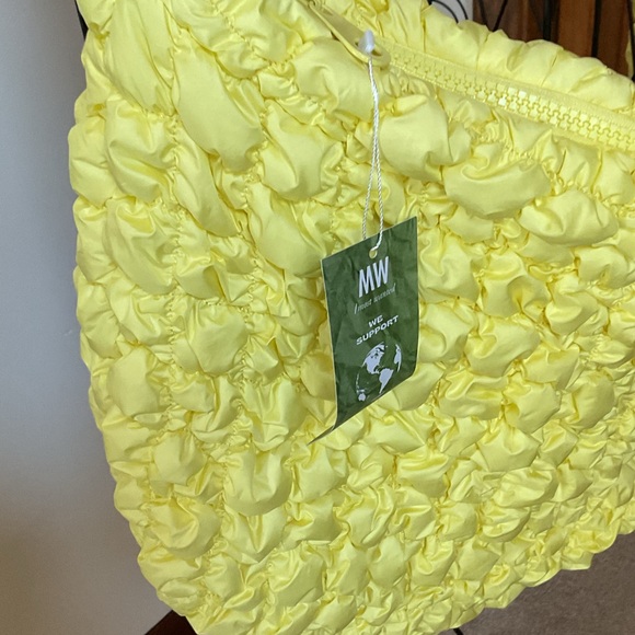 MW Most Wanted, Yellow Quilted cross body Bag - Picture 3 of 7